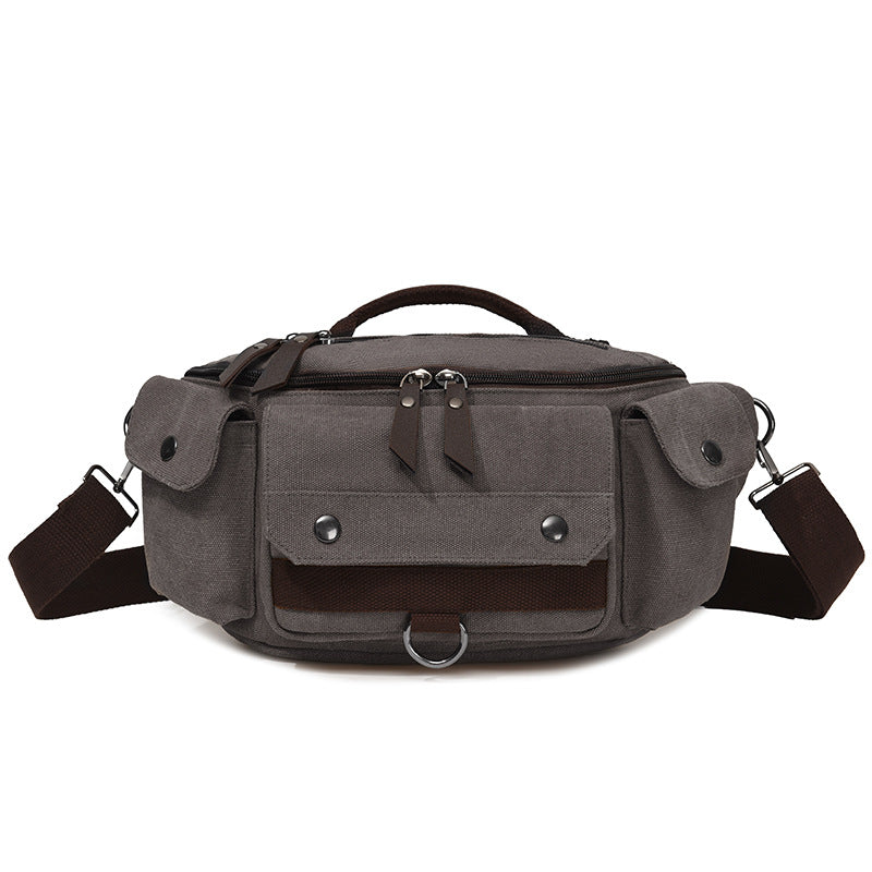 Durable Canvas Utility Crossbody Bag LoungeYard — product view 3