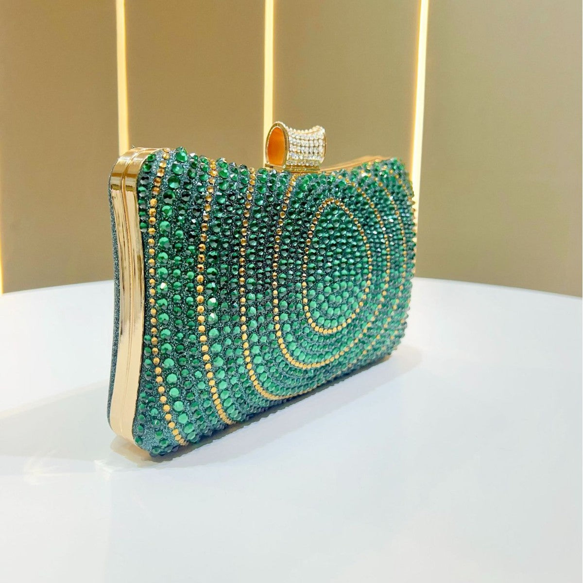 Sparkling Rhinestone Evening Clutch — product view 2