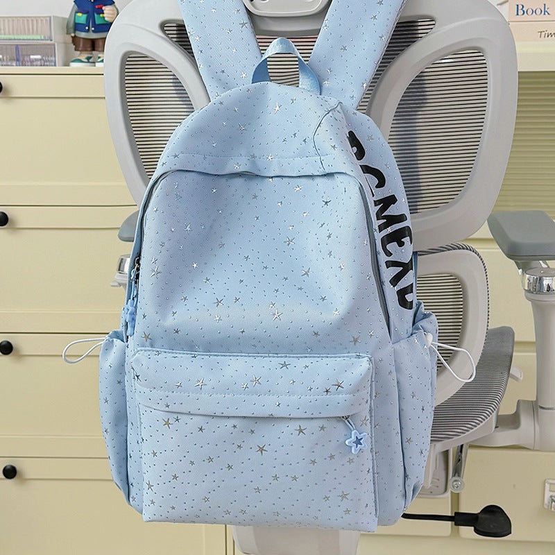 Star-Patterned Lightweight Backpack LoungeYard — product view 7