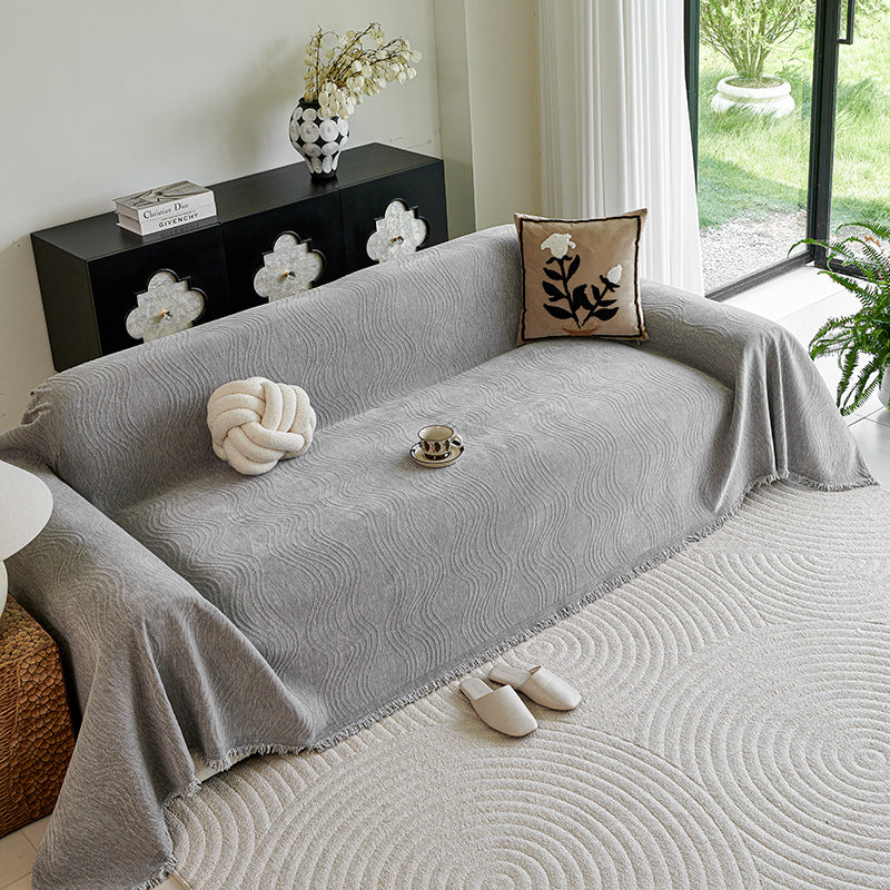 Textured Decorative Sofa Blanket — product view 3