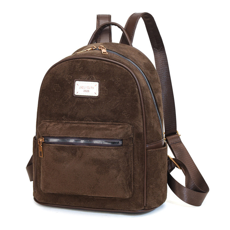 Soft Suede Travel Backpack — product view 1