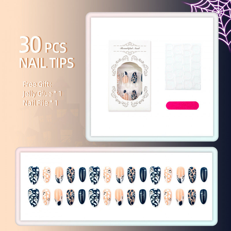 Artistic Press-On Nail Set with Unique Patterns — product view 4