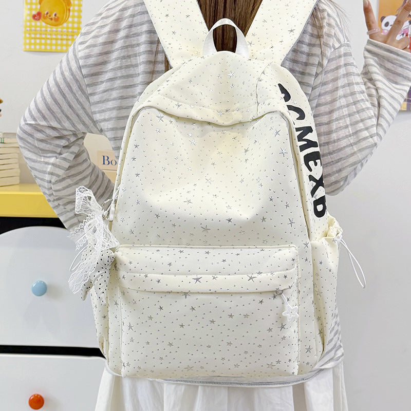 Star-Patterned Lightweight Backpack LoungeYard — product view 2