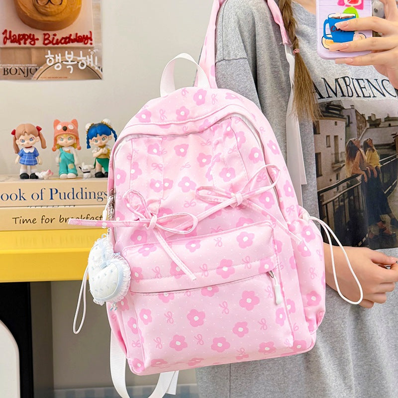 Floral Design Backpack LoungeYard — product view 2