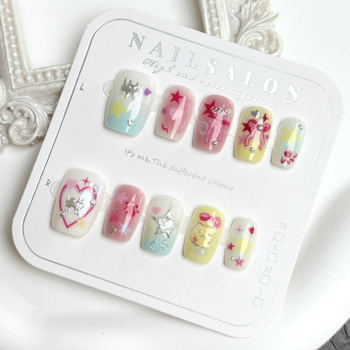 Decorative Character-Themed Press-On Nails — product view 3