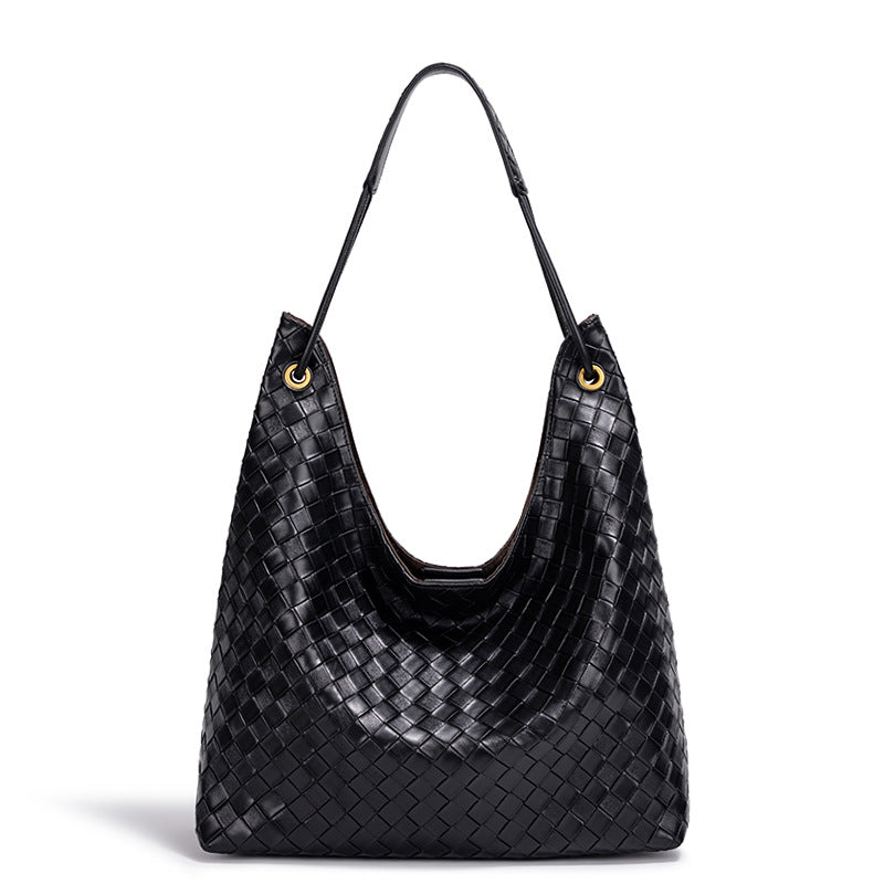 Stylish Woven Hobo Handbag LoungeYard — product view 1