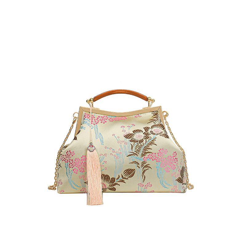 Elegant Floral Handbag — product view 1