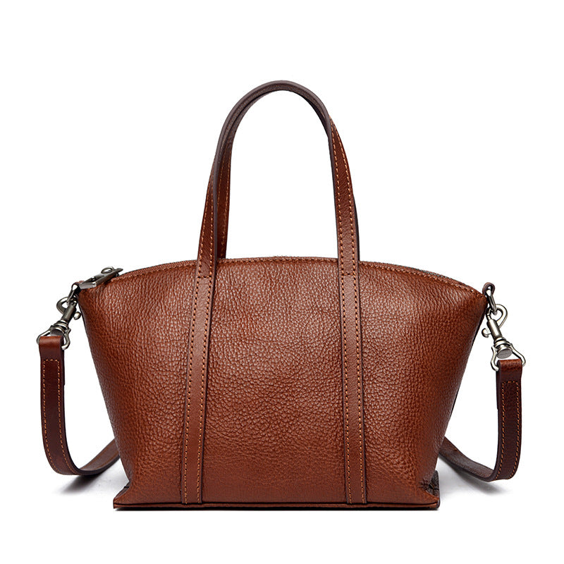 Textured Leather Handbag LoungeYard — product view 7