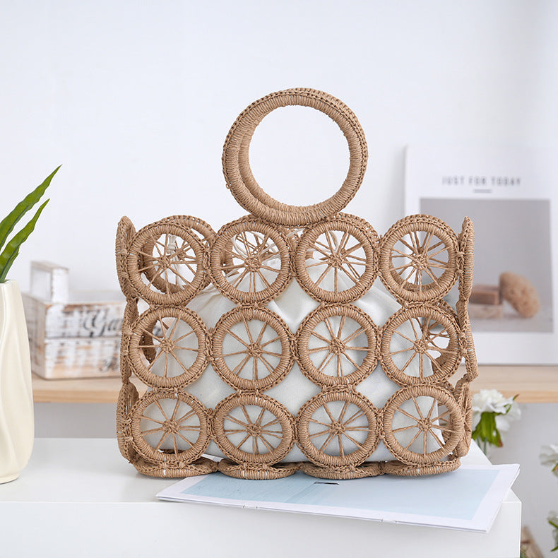 Handbag with elaborate circular details LoungeYard — product view 6