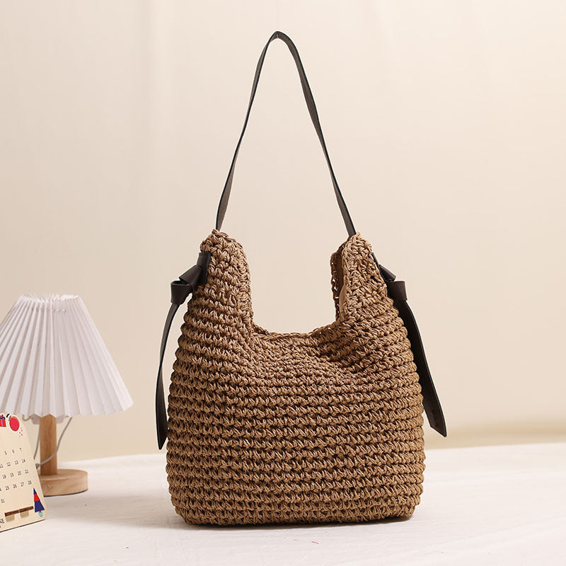 Fashionable Handmade Shoulder Bag Made of Natural Material LoungeYard — product view 2