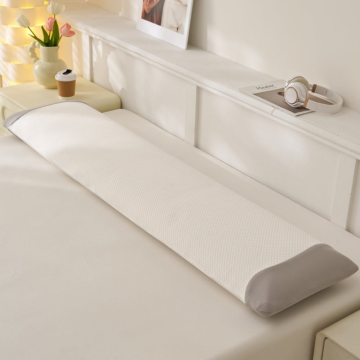 Ergonomic Sleep Pillow with Clear Design LoungeYard — product view 4