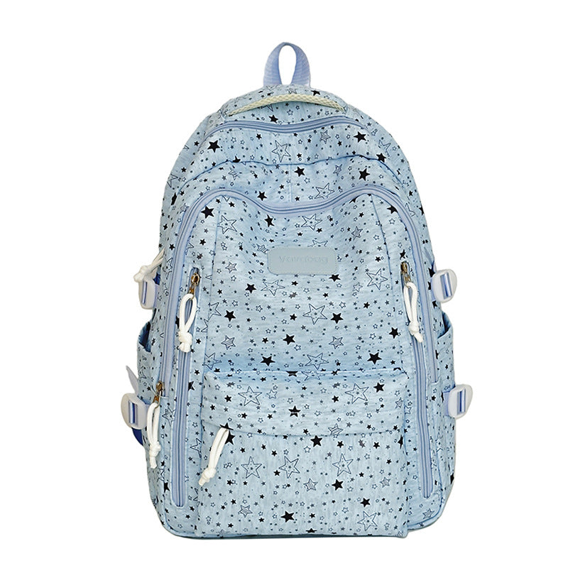 Lightweight Star-Patterned Backpack LoungeYard — product view 5