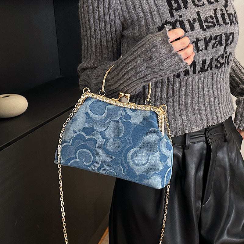 Vintage Floral Pattern Handbag — product view 2