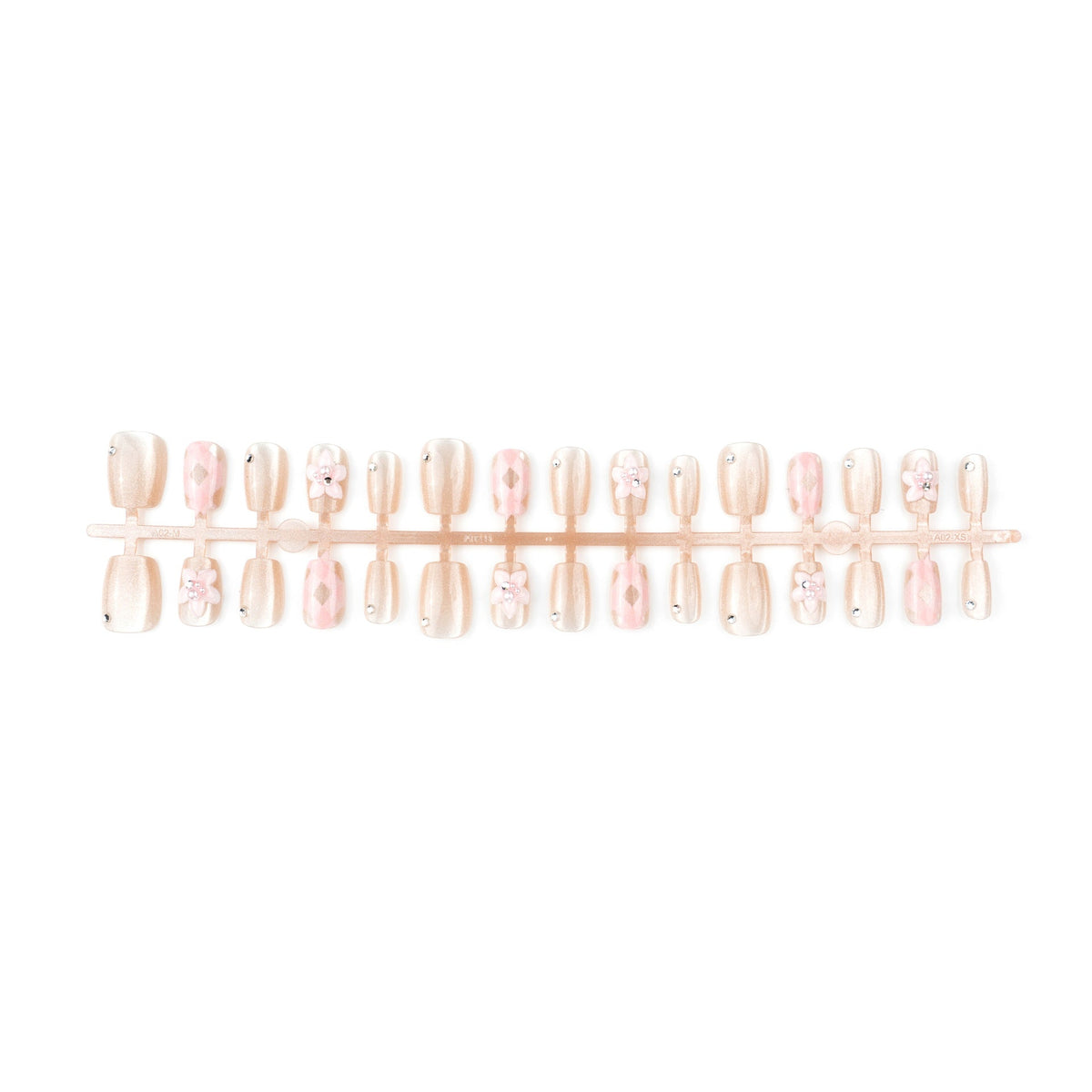 Premium Decorative Floral Press-On Nails — product view 5