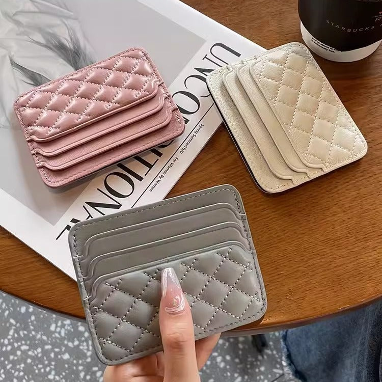 QuiltedLeather Cardholder LoungeYard — product view 1