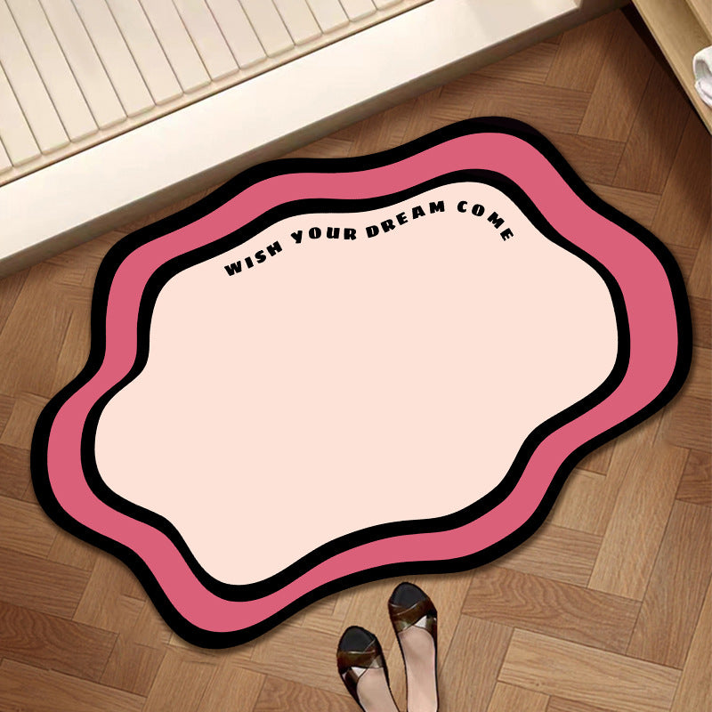 Whimsical Cloud-Shaped Bath Mat — product view 2
