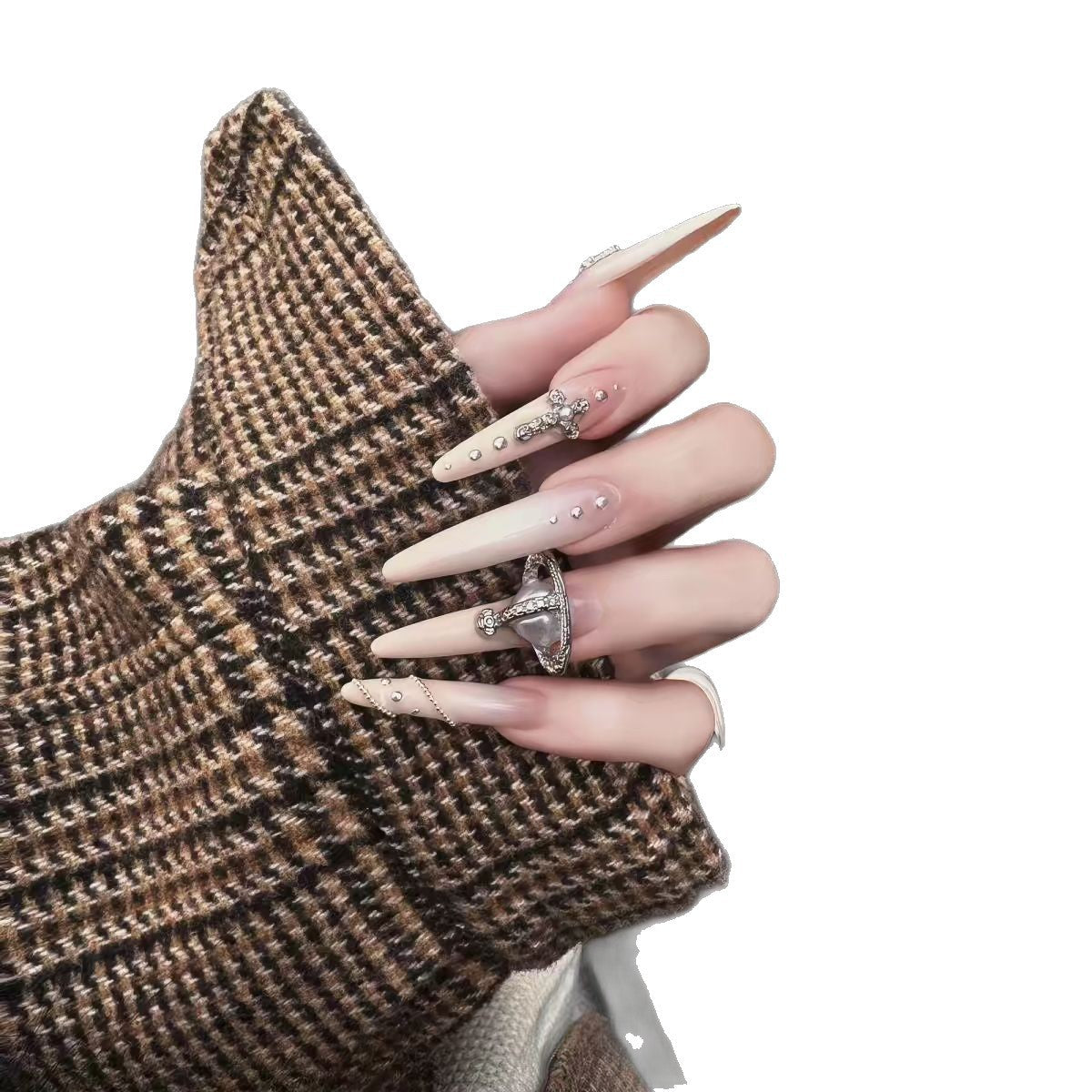 Decorative Stiletto Nail Extensions — product view 5