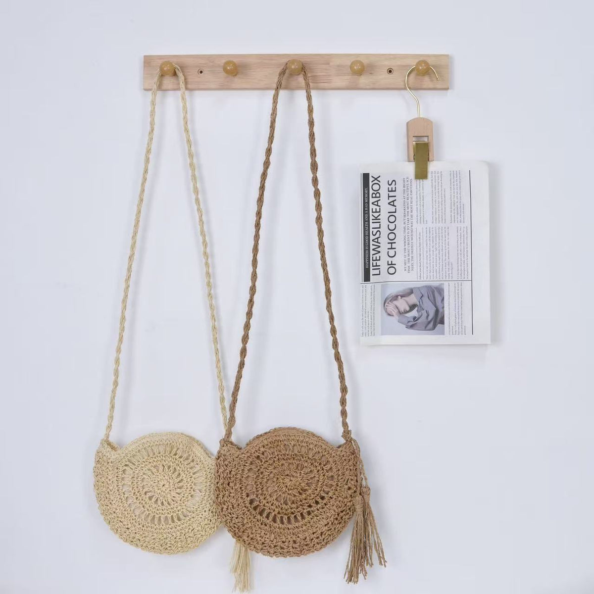 Handbag in trendy macrame design LoungeYard — product view 3