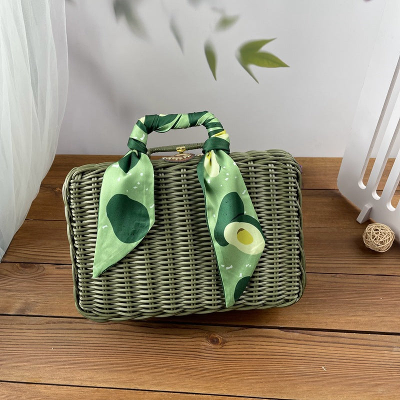 Ladies Rattan Handbag LoungeYard — product view 6