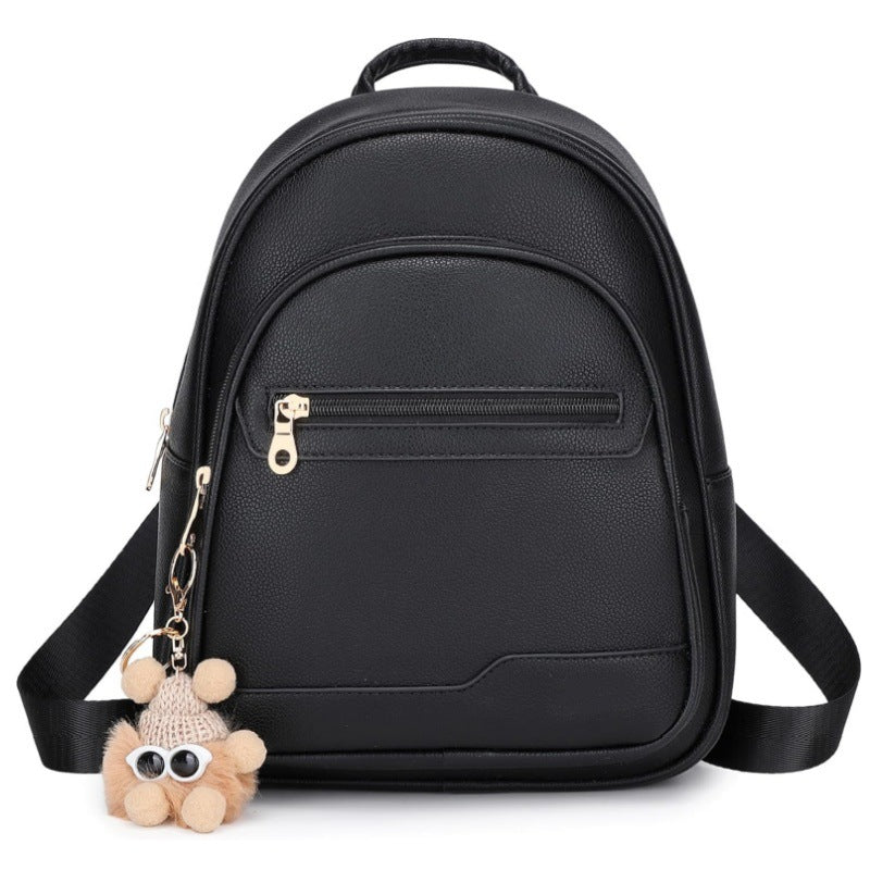 Stylish mini backpack with detachable keychain LoungeYard — product view 6