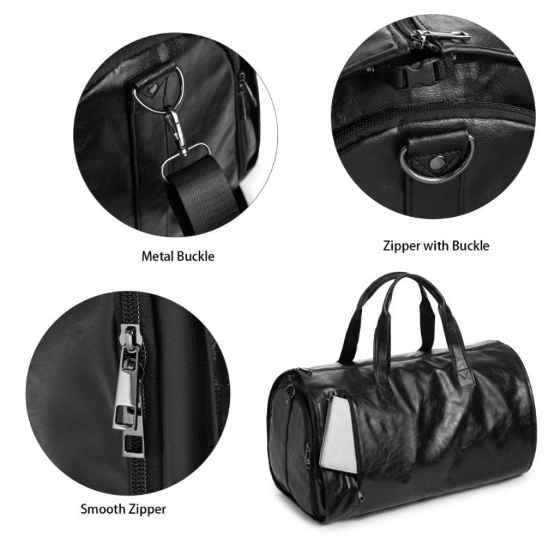 Premium Leather Duffle Bag LoungeYard — product view 2