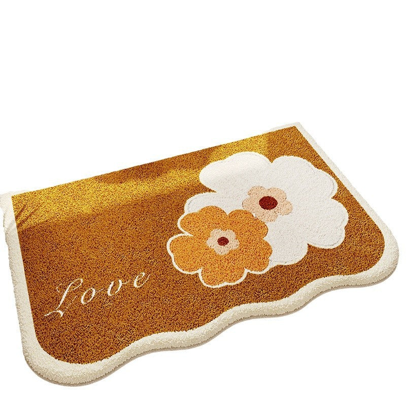 Soft Textured Bathroom Rug LoungeYard — product view 5