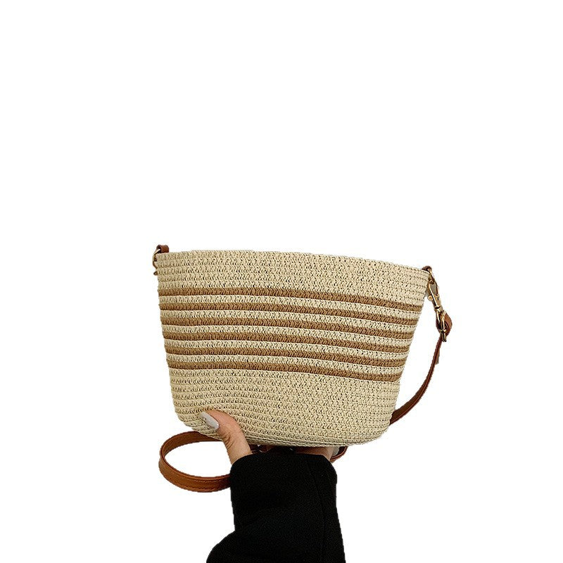 Woven Straw Crossbody Bag — product view 5