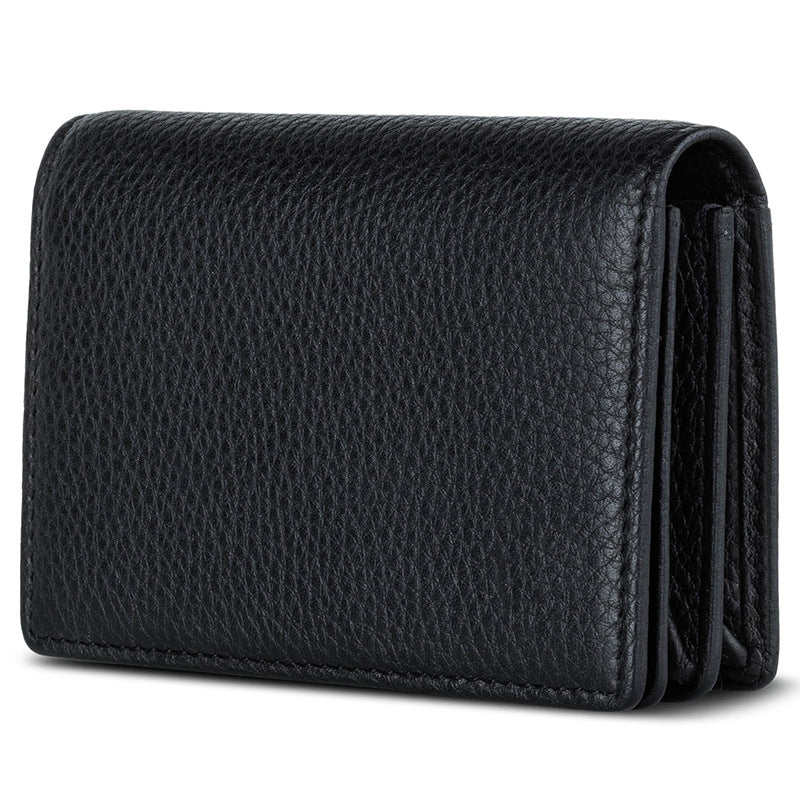 Sleek Textured Leather Wallet LoungeYard — product view 1