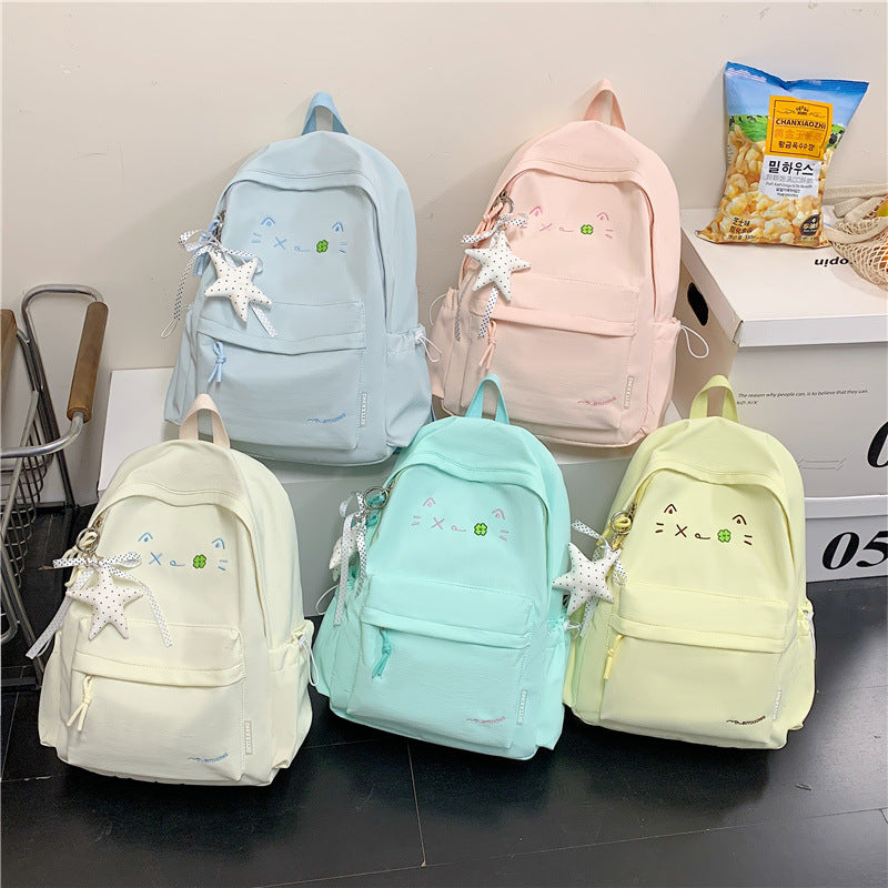 Cute Character-Embellished Backpack LoungeYard — product view 4