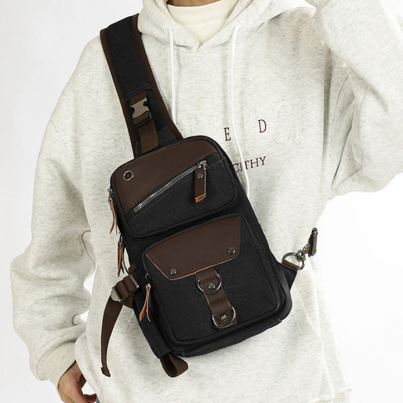 Casual Multi-Pocket Sling Bag LoungeYard — product view 3