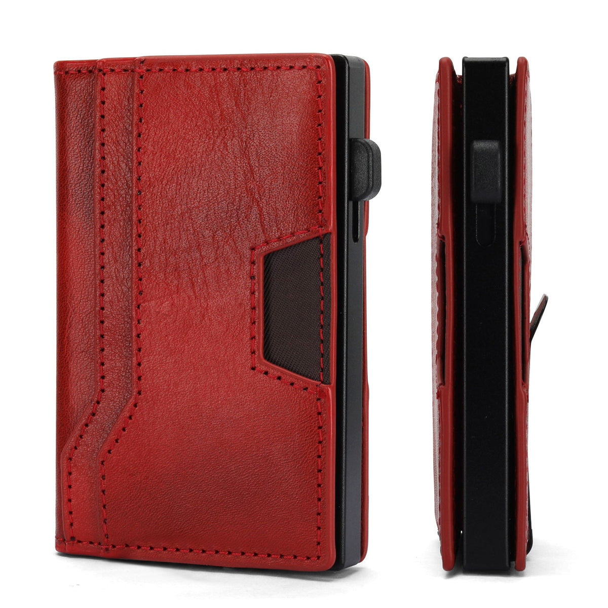 RFID-Blocking Tactical Leather Cardholder LoungeYard — product view 1