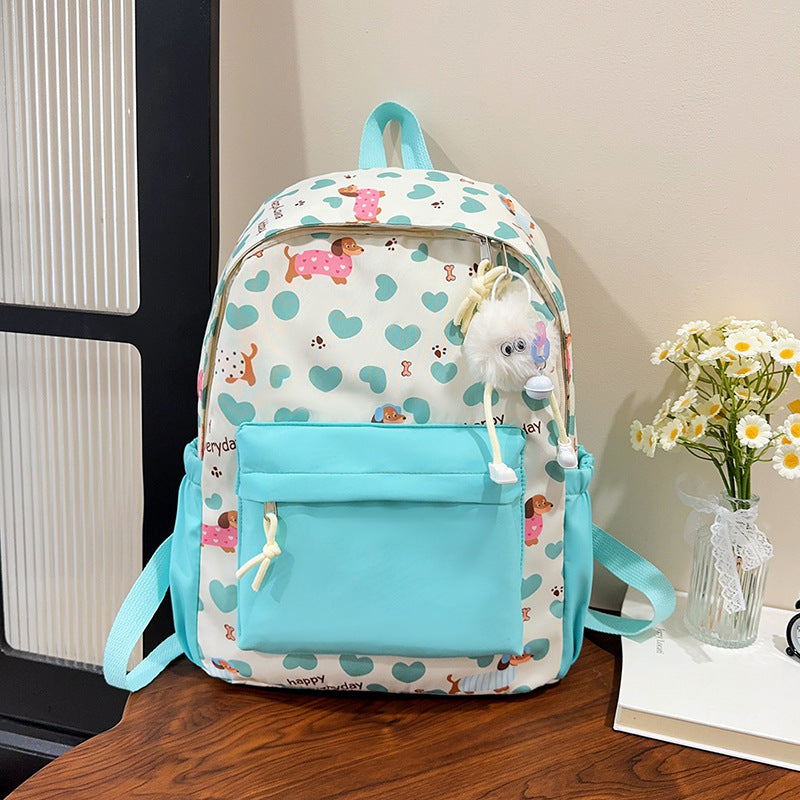 Cute Illustrated Pattern Backpack — product view 3
