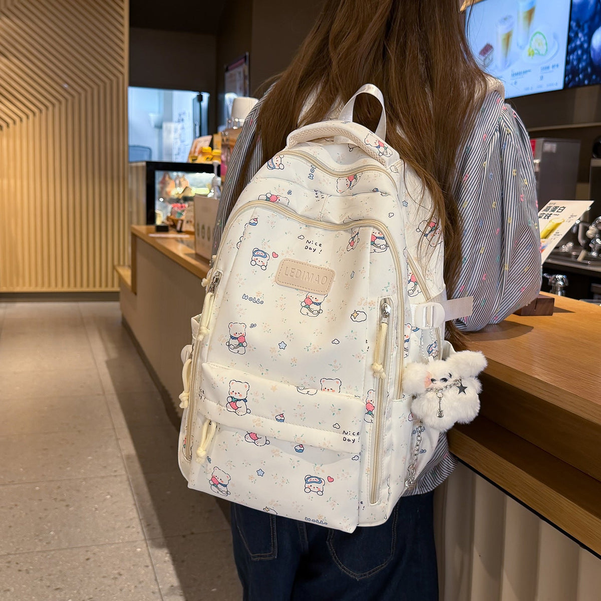 Cute Cartoon Backpack LoungeYard — product view 3