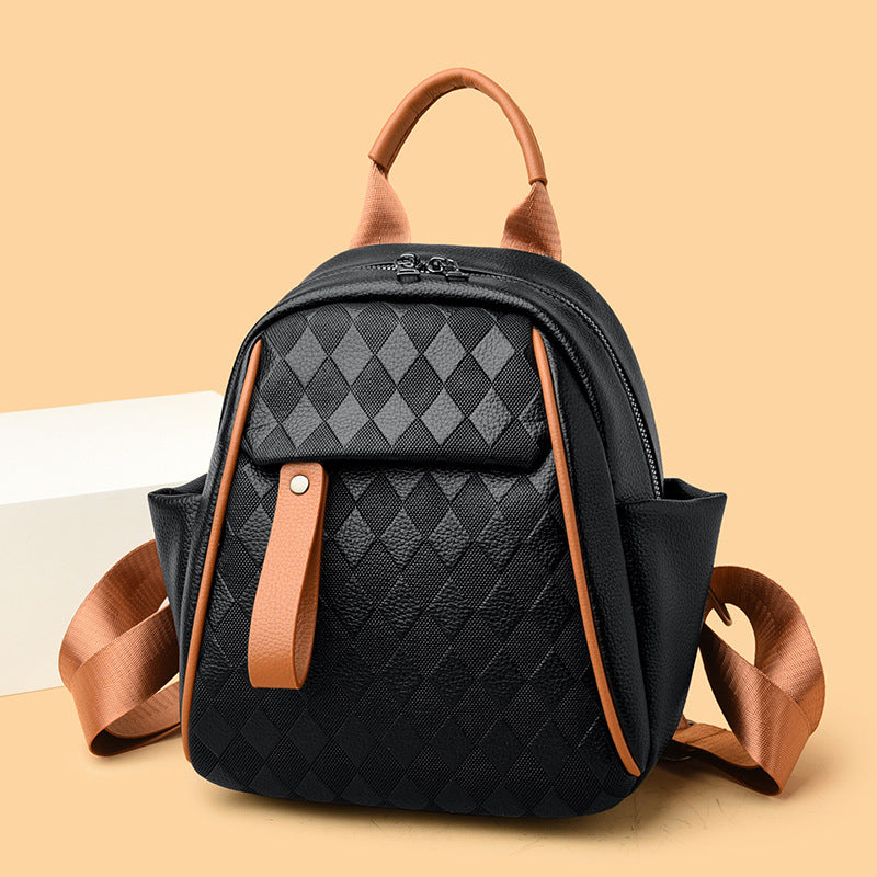 Stylish Quilted Backpack LoungeYard — product view 3
