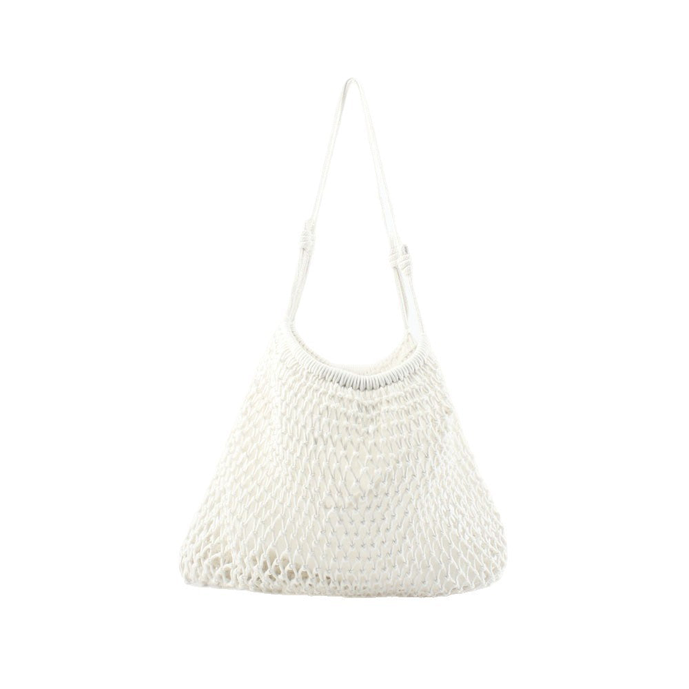 Net bag with flexible shape and stylish shoulder straps LoungeYard — product view 4