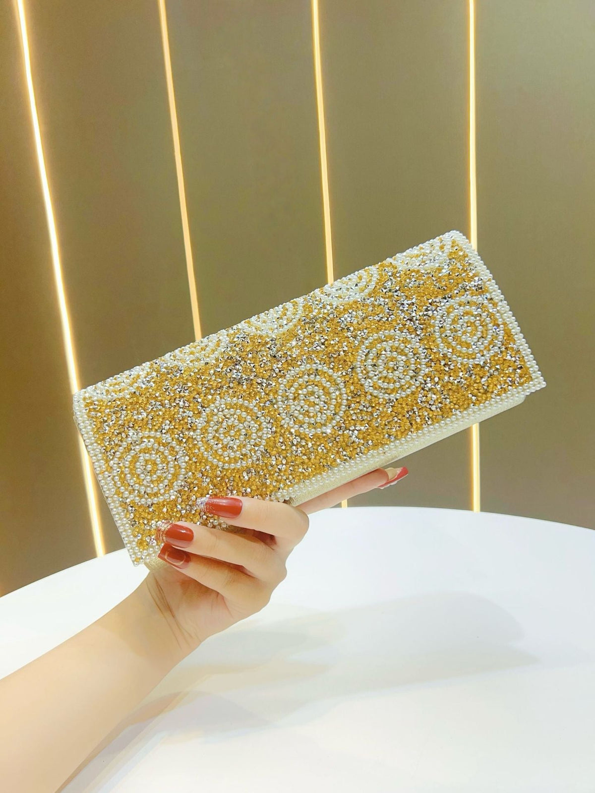 Beaded Evening Clutch — product view 7