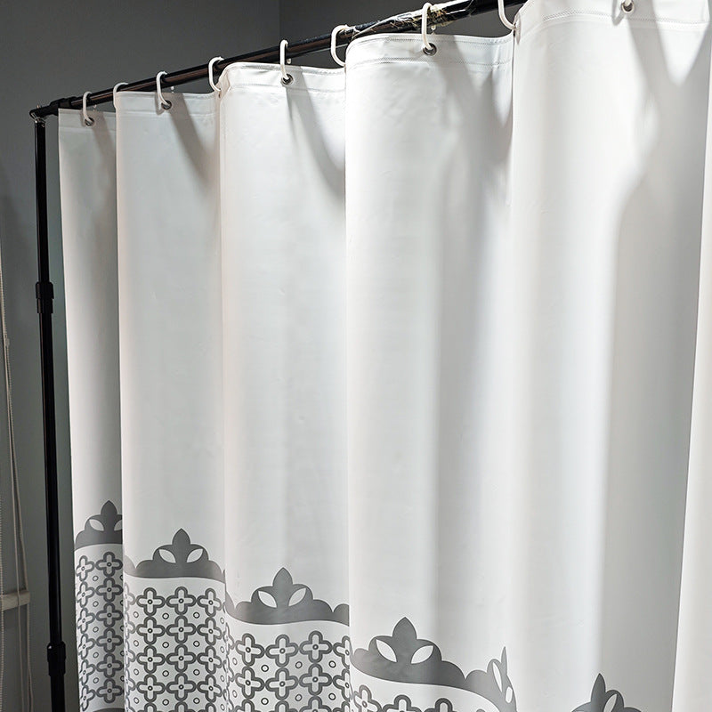 Stylish Geometric Shower Curtain LoungeYard — product view 5