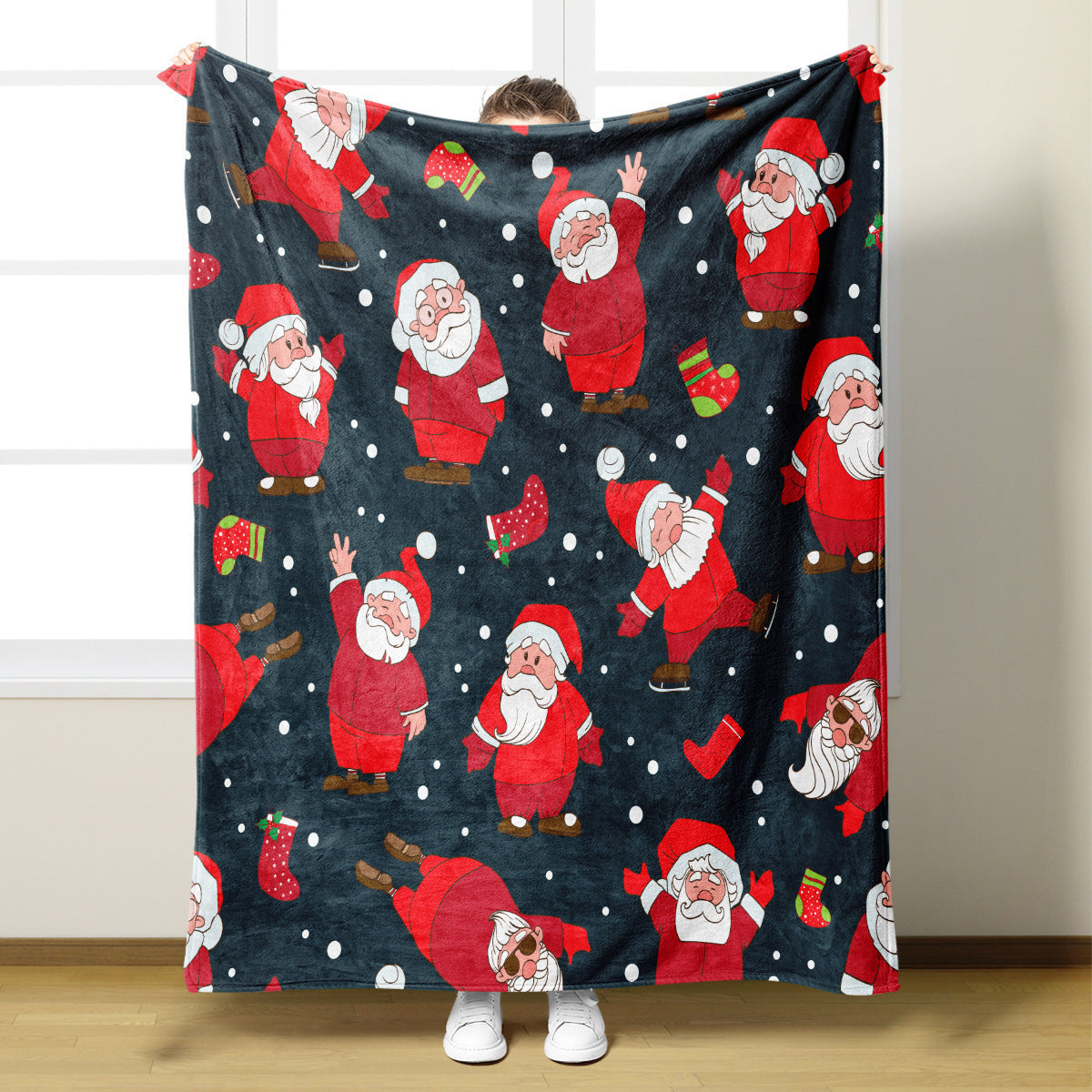 Christmas-Themed Throw Blanket — product view 1