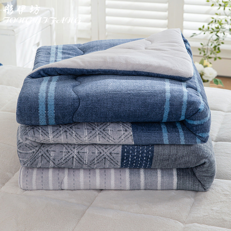 Soft Breathable Cozy Blanket with Patterned Design for Sofa or Bedroom — product view 2