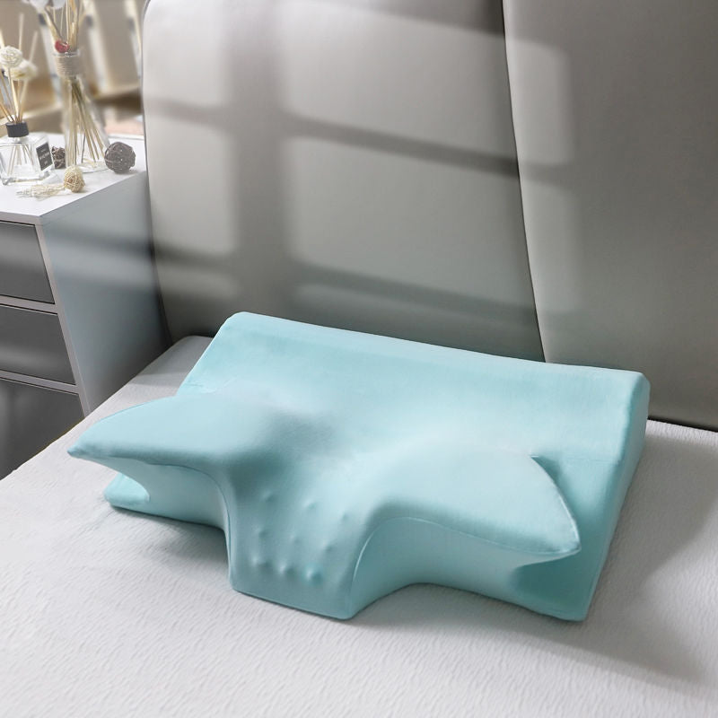 Ergonomic Sleep Pillow With Optimal Neck Support LoungeYard — product view 6