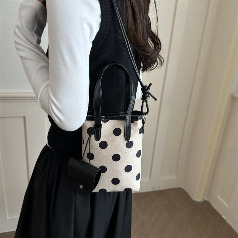 WoChic Polka Dot Tote Bag LoungeYard — product view 4