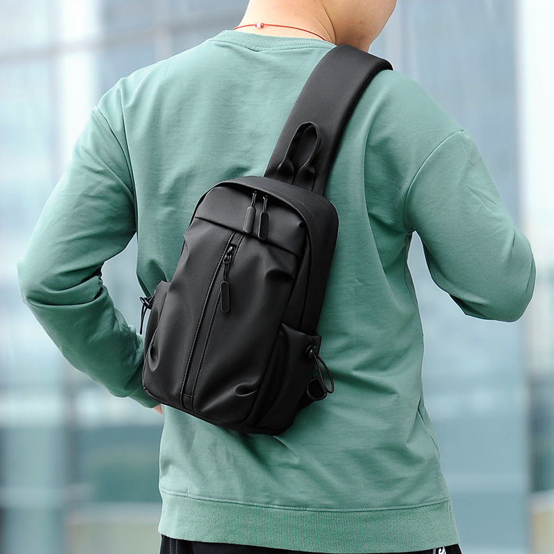 Sling backpack with innovative interior compartment system LoungeYard — product view 2