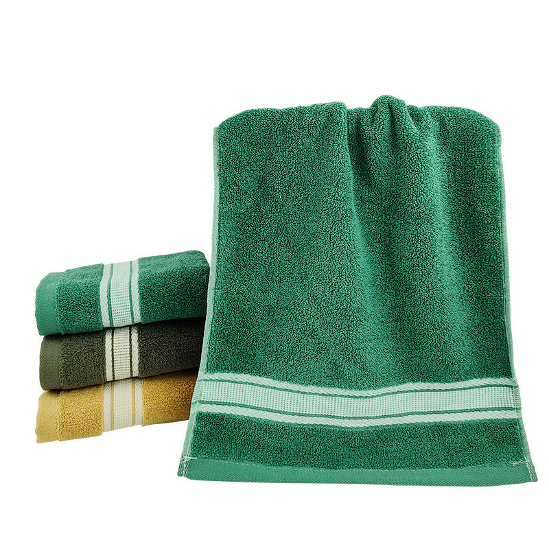 High-Quality Terry Bath Towel With Elegant Border LoungeYard — product view 5