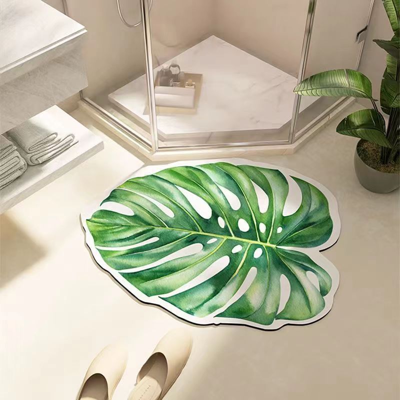 Leaf-Shaped Bath Mat — product view 2