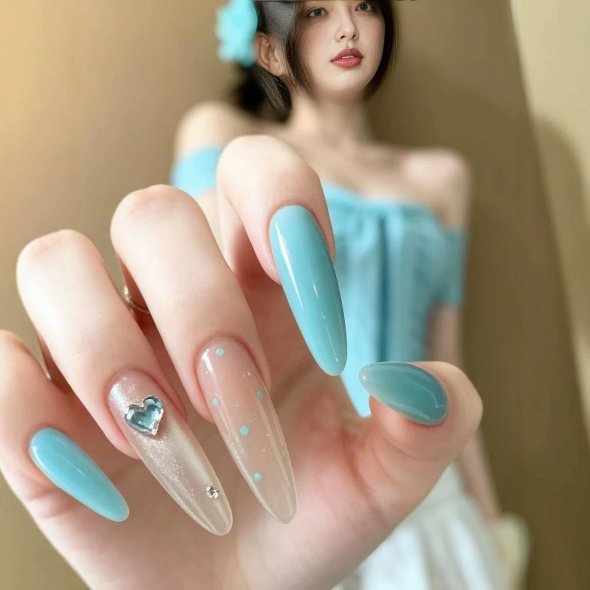 Decorative Press-On Nail Art Decorations — product view 2