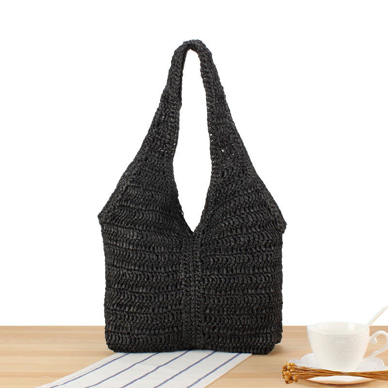 Handmade Macrame Tote Bag LoungeYard — product view 6