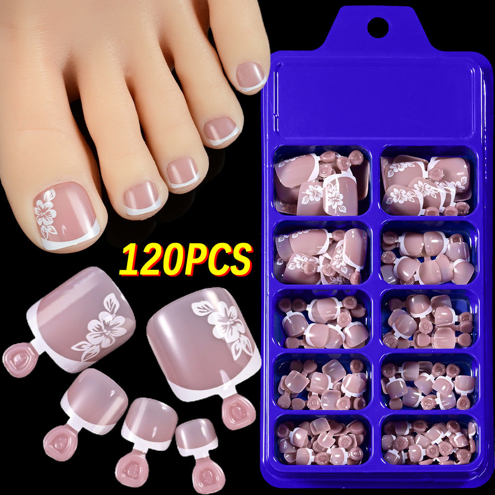 Elegant Butterfly Nail Art Press-On Set — product view 4