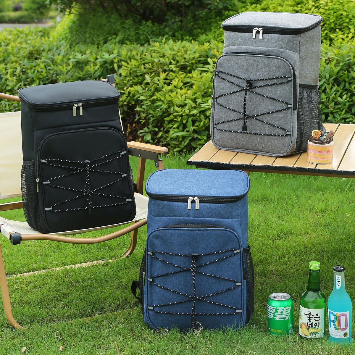 Unisex Backpack with insulated compartment LoungeYard — product view 1
