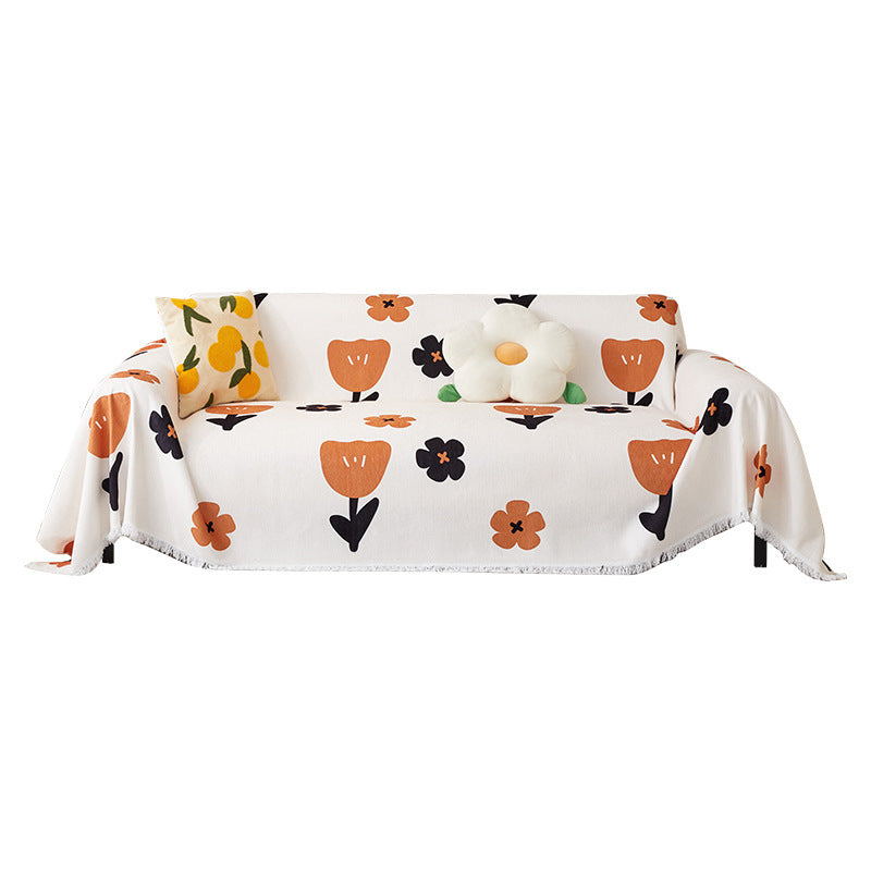 Floral Pattern Throw Blanket — product view 5