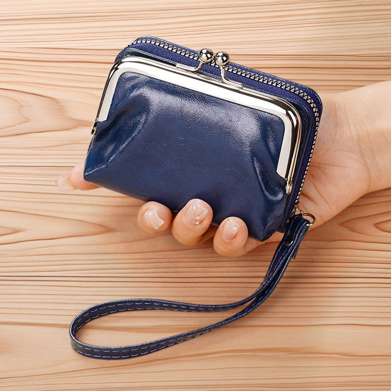 Vintage Leather Coin Pouch — product view 2